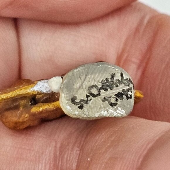 Custom Micro Mini Pewter Foal Sculpture By Maggie Bennett Signed By Artist - Picture 10 of 11